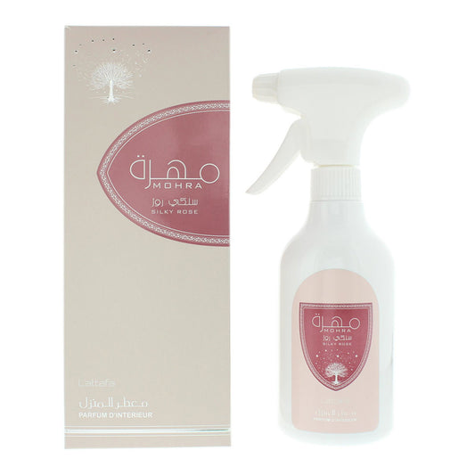 Lattafa, Mohra Silky Rose, Silky Rose, Room Spray, 450 ml