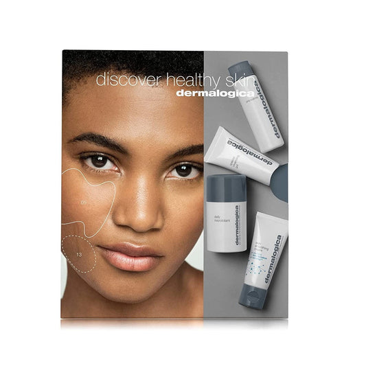 Discover Healthy Skin Set Dermalogica: Daily Skin Health, Hyaluronic Acid, Hydrating 48H, Daily, Cream, For Face & Neck, 15 g + Daily Skin Health, Natural Essential Oils, Deep Cleans And Purifies, Cleansing Oil, For Face & Eyes, 30 ml + Daily Skin Health,